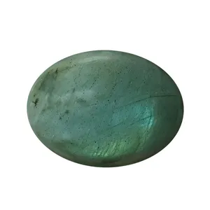 سنگ زینتی لابرادوریت مدل نگین بیضی کد RTM-LB10-W42