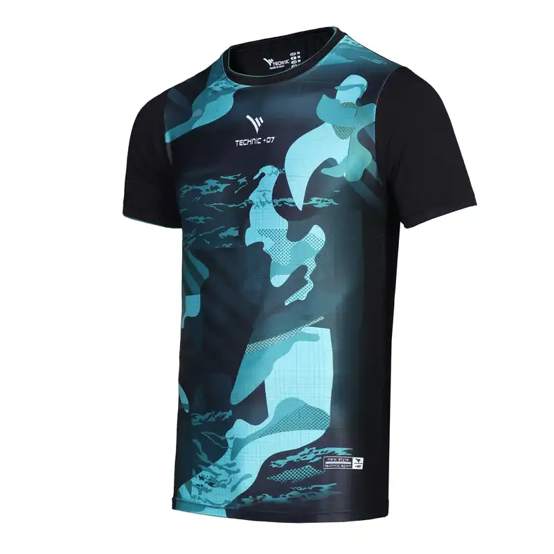 تیشرت ورزشی مردانه تکنیک پلاس 07 مدل TS-142-KA