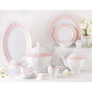 Zarin Iran Neoclassical Artamis Dinnerware Set 103 Pcs Top Grade