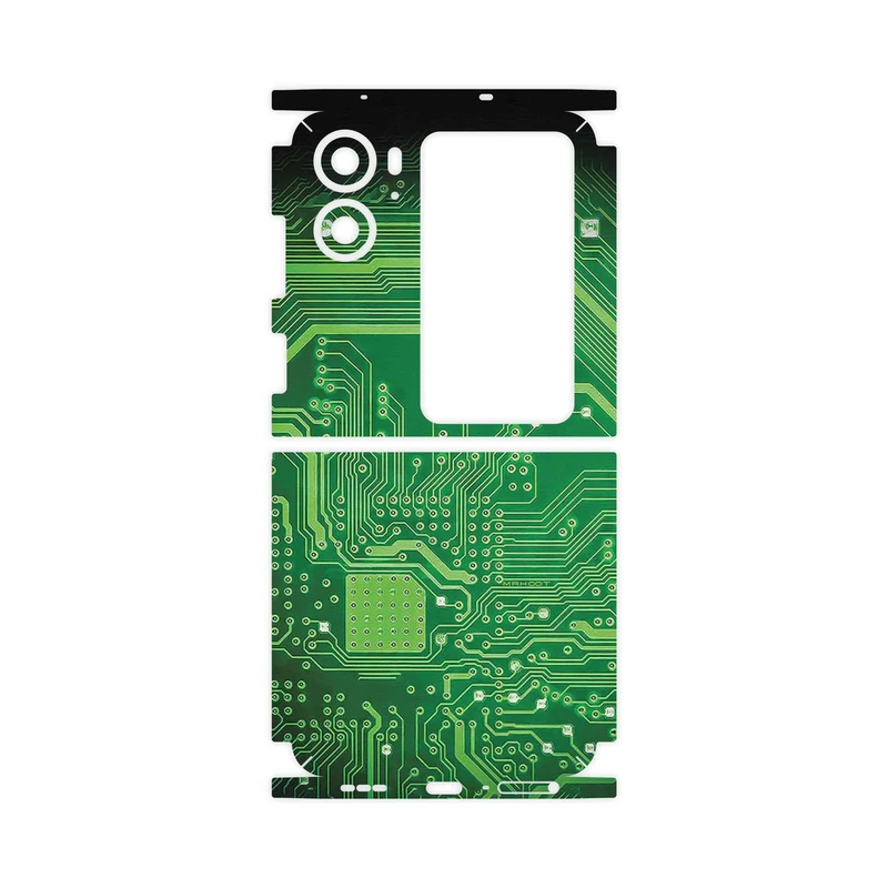 برچسب پوششی ماهوت مدل Green_Printed_Circuit_Board-FullSkin مناسب برای گوشی موبایل اپو Find N2 Flip