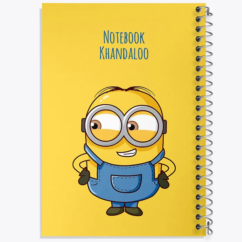 دفتر مشق 50 برگ خندالو طرح مینیون ها (Minions) کد N3533