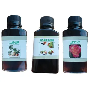 کود مایع امینو اسید و کود گلدهی و هورمون ریشه زا مدل life drop حجم 110 میلی لیتر بسته 3 عددی