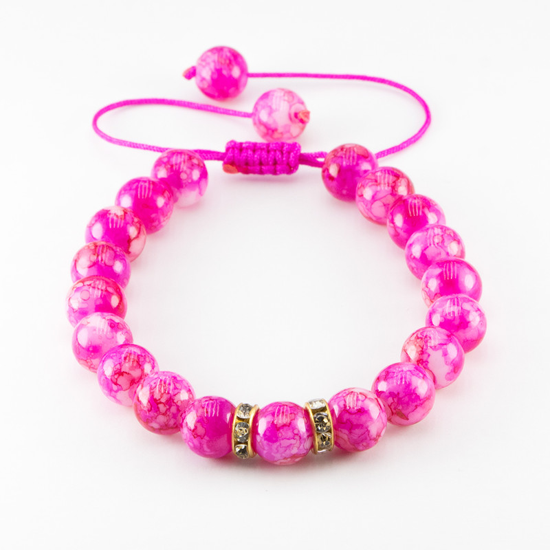 دستبند دست‌ساز زنانه ظریف آرت مدل مروارید آبرنگی کد ZAG-MA11