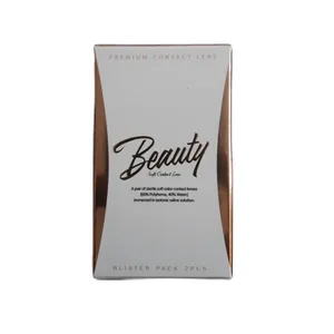 لنز چشم بیوتی کد 118 رنگ طوسی عسلی هاله دار دور ملایم