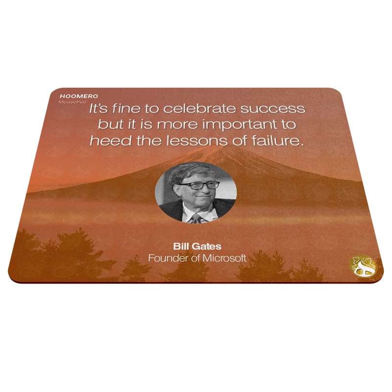 ماوس پد هومرو مدل A6366 طرح بیزینس و جملات انگیزشی