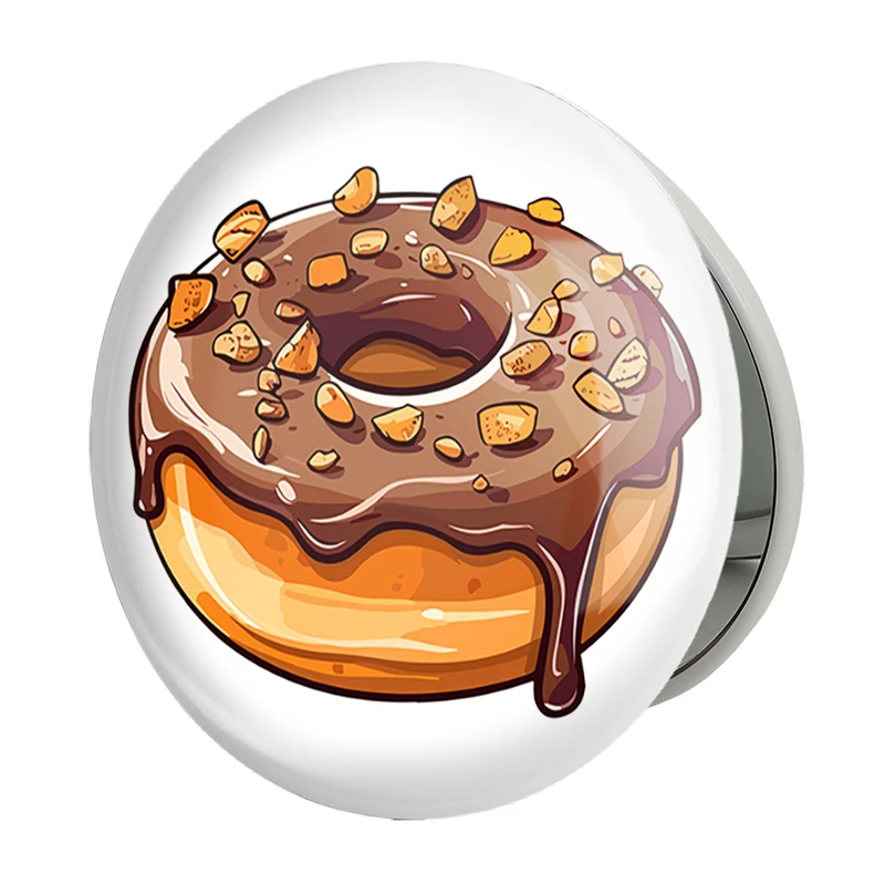 آینه جیبی خندالو طرح کیک و شیرینی پزی مدل تاشو کد 36682