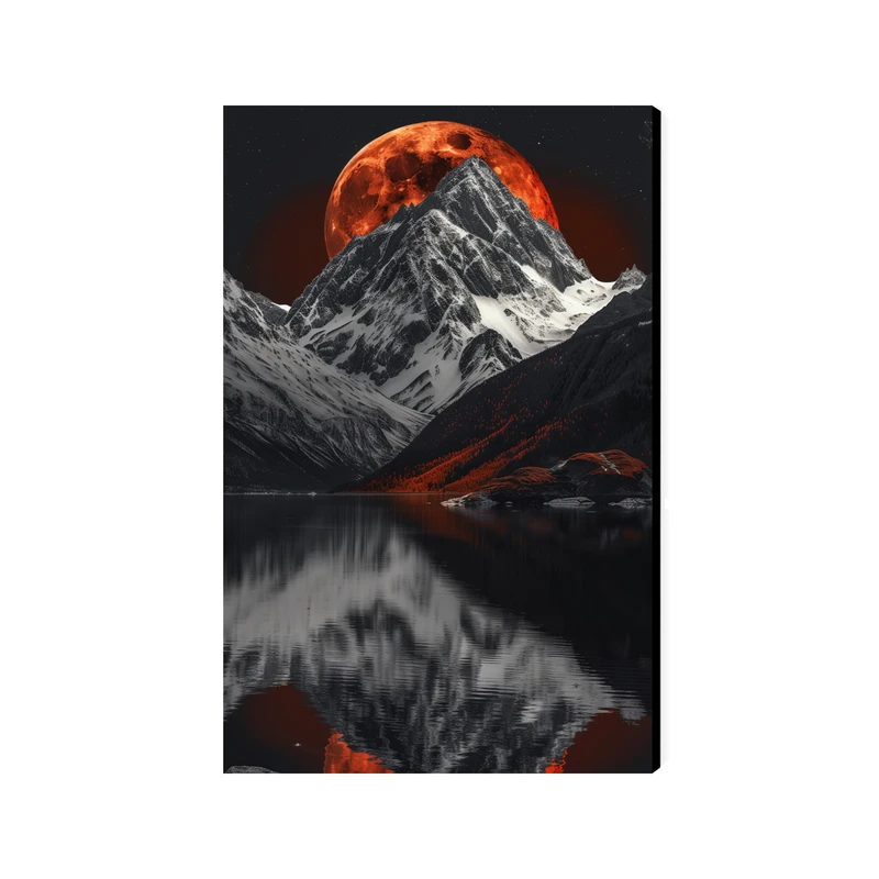 تابلو شاسی عرش مدل فانتزی منظره کوهستان کد As4671