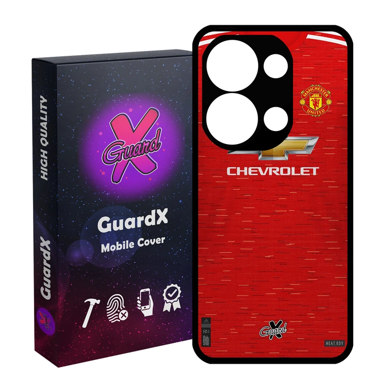 کاور گارد ایکس طرح Manchester United مناسب برای گوشی موبایل شیائومی Redmi Note 13 Pro 4G / Poco M6 Pro 4G