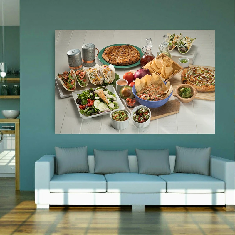 تابلو شاسی طرح کالکشن فست فود کد AR2556