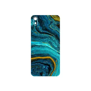 MAHOOT Turquoise marblewith golden streaks Cover Sticker for Xiaomi Redmi 7A