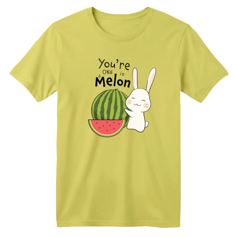 تی شرت آستین کوتاه بچگانه مدل خرگوش یلدایی کد 3