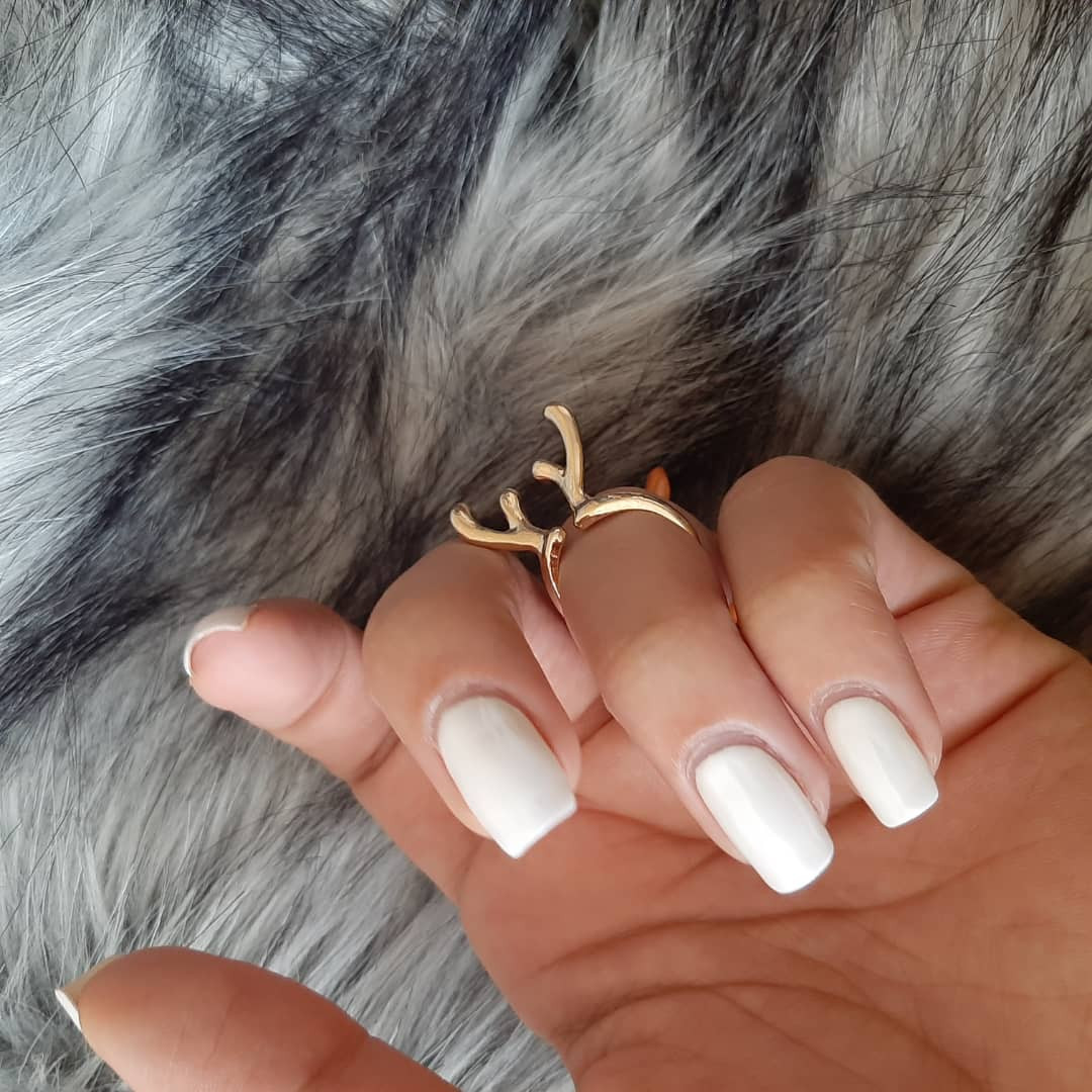 انگشتر زنانه مدل گوزن مجموعه 3 عددی