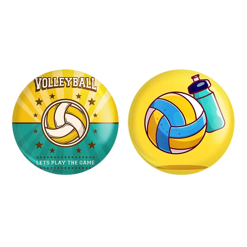 مگنت خندالو طرح والیبال کد 1001210005 مجموعه 2 عددی