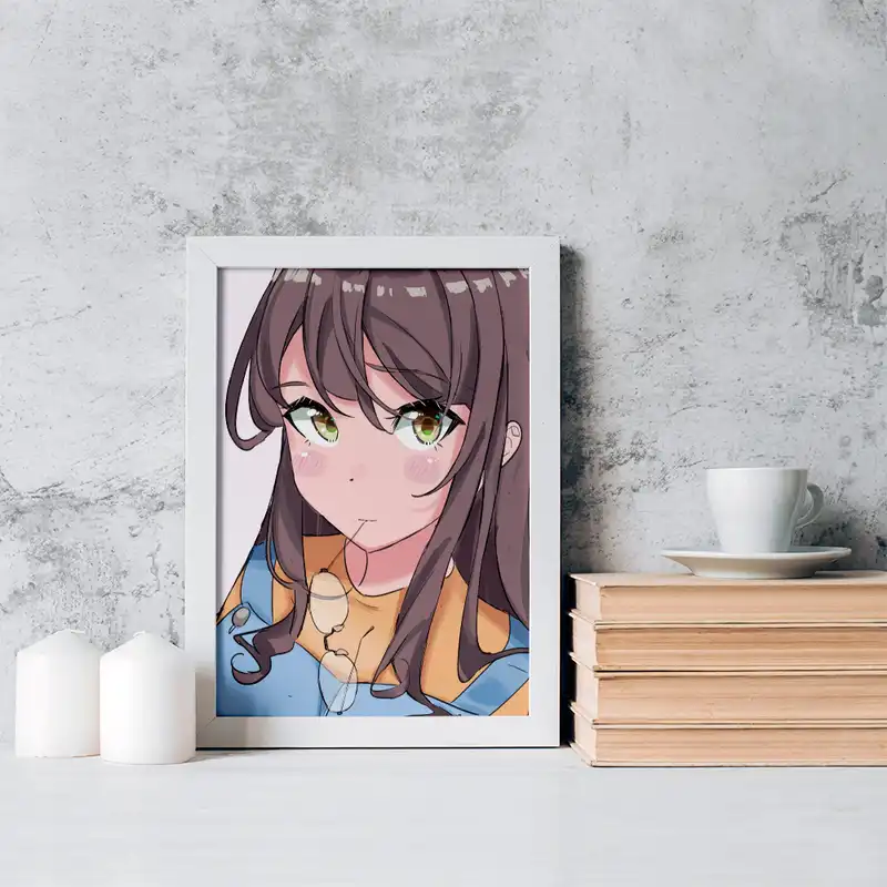 تابلو خندالو مدل ریو انیمه بانی گرل سنپای کد 16428