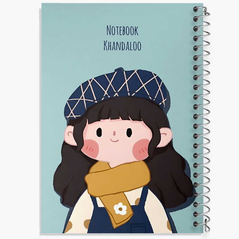 دفتر نقاشی 50 برگ خندالو طرح دخترانه کیوت کد N3985