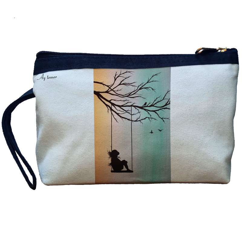 کیف لوازم آرایش زنانه آی تمر مدل آزاد و رها کد 234