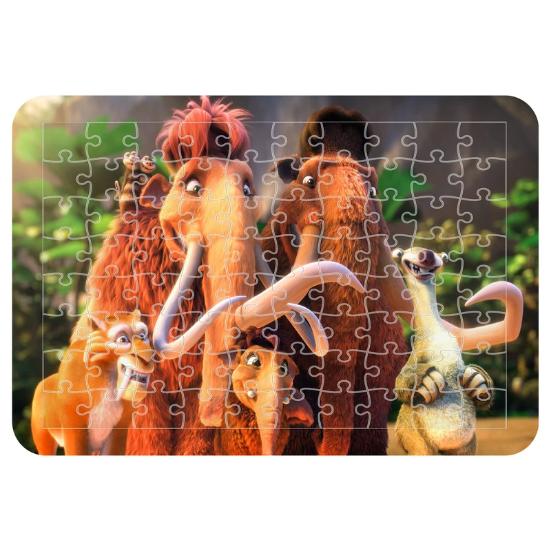 پازل 54 تکه مدل CHB1724 طرح انیمیشن عصر یخبندان