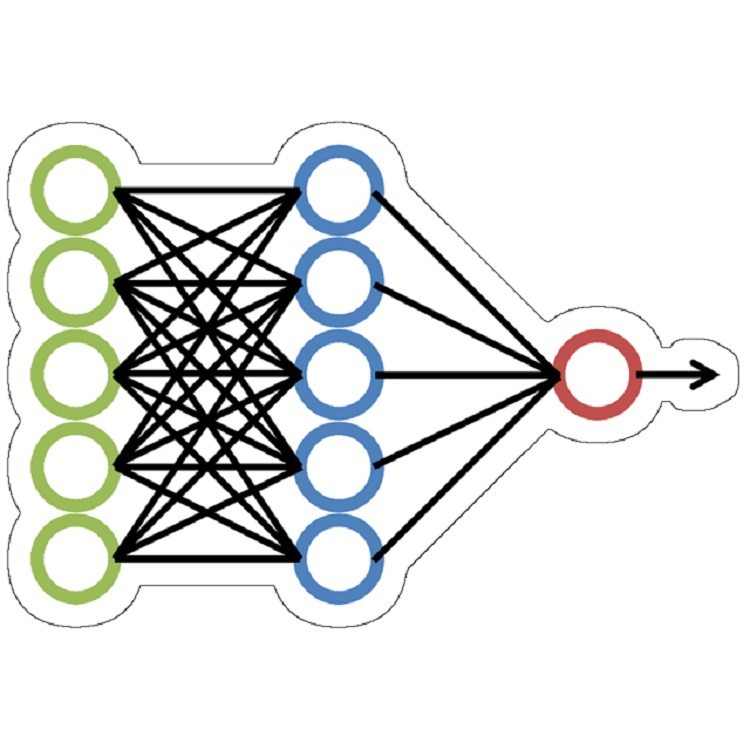 استیکر لپ تاپ مدل Neural Network- Machine Learning