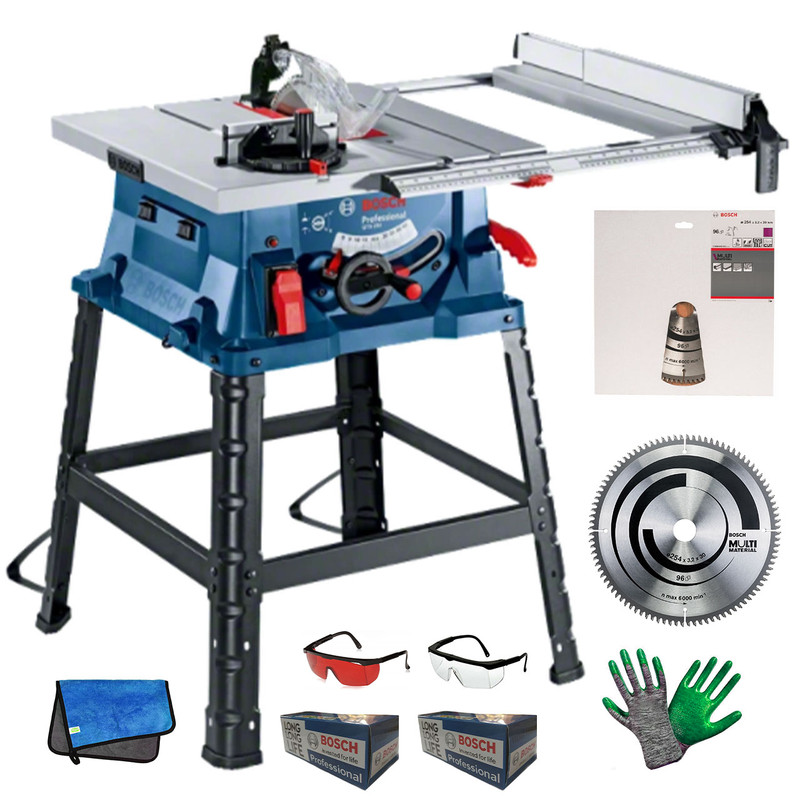 اره میزی بوش مدل GTS 254 به همراه پایه