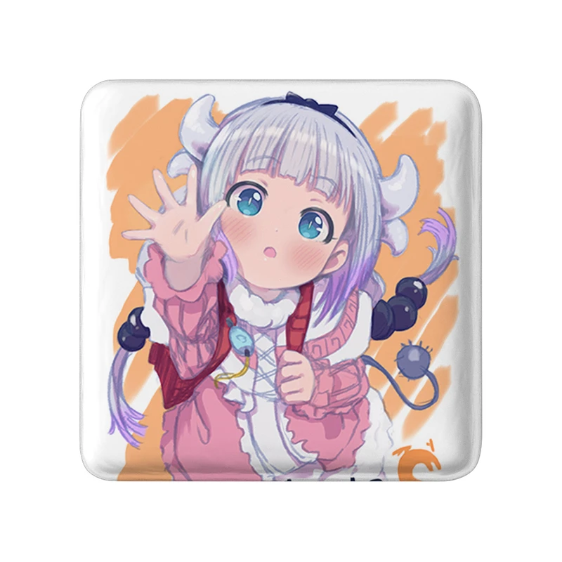 مگنت خندالو طرح کانا انیمه اژدهای خدمتکار کوبایاشی مدل مربعی کد 36322