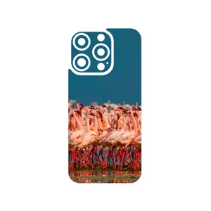 MAHOOT Flamingo Cover Sticker for Apple iPhone 15 Pro