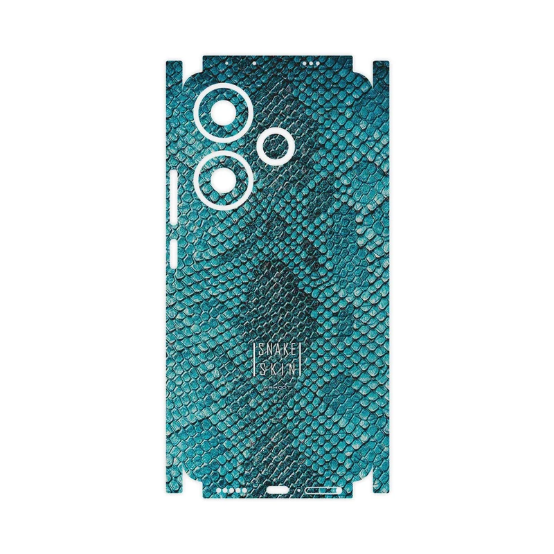 برچسب پوششی ماهوت مدل Blue Snake Skin-FullSkin مناسب برای گوشی موبایل شیائومی Poco F6