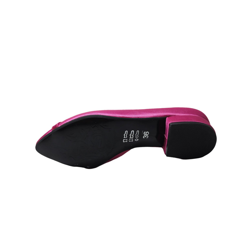 کفش زنانه مدل بغل افتاده كد 1025 رنگ سرخابی