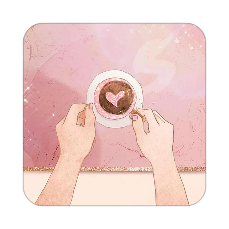 زیر لیوانی کاکتی طرح عاشقانه مدل mp37059