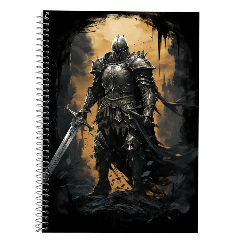 دفتر زبان 50 برگ مدوپد مدل دوخط طرح  ارباب حلقه ها The Lord of the Rings کد DF3059