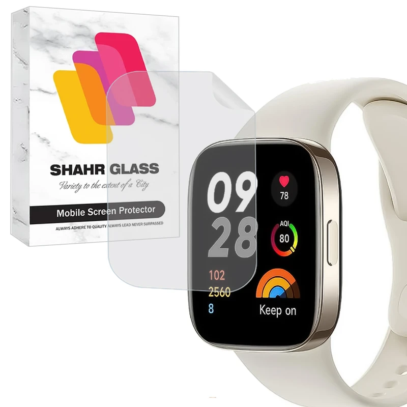 محافظ صفحه نمایش شهر گلس مدل WNOS20 مناسب برای ساعت هوشمند شیائومی Redmi Watch 3 Active 46mm