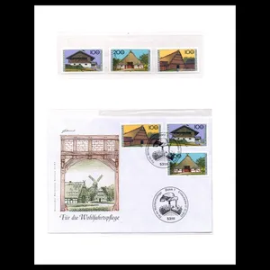 تمبر یادگاری مدل پاکت مهر روز آلمان