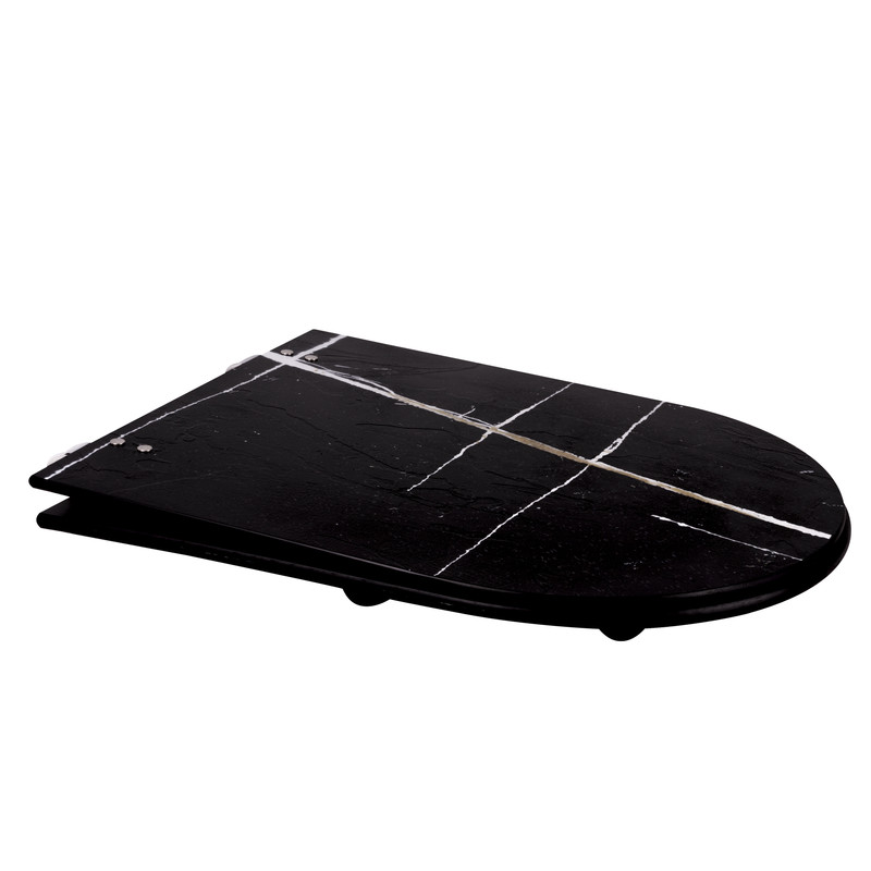 در توالت فرنگی مدل سنگ کوارتز نیم دایره نویر