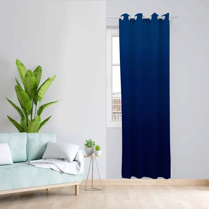 پرده طرح سایه روشن مدل مخمل پانچی کد 5590R z سایز 140x200 سانتی متر