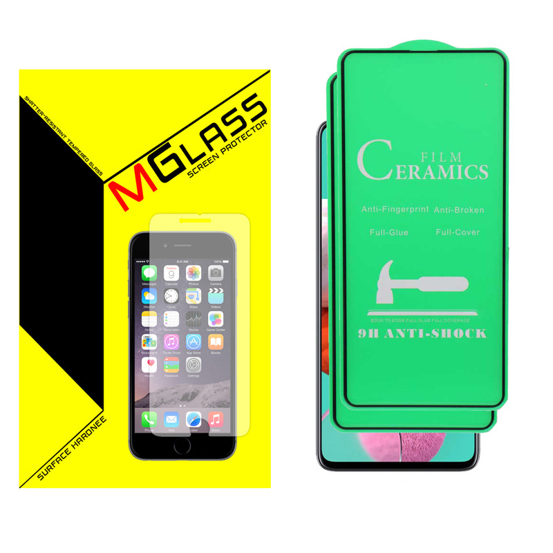 محافظ صفحه نمایش سرامیکی ام گلس مدل MGCR-02 مناسب برای گوشی موبایل شیائومی REDMI NOTE 10 PRO بسته دو عددی