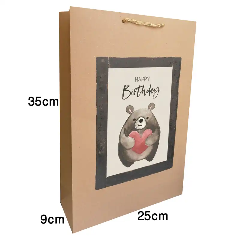 ساک هدیه مدل تم تبریک تولد مجموعه 5 عددی