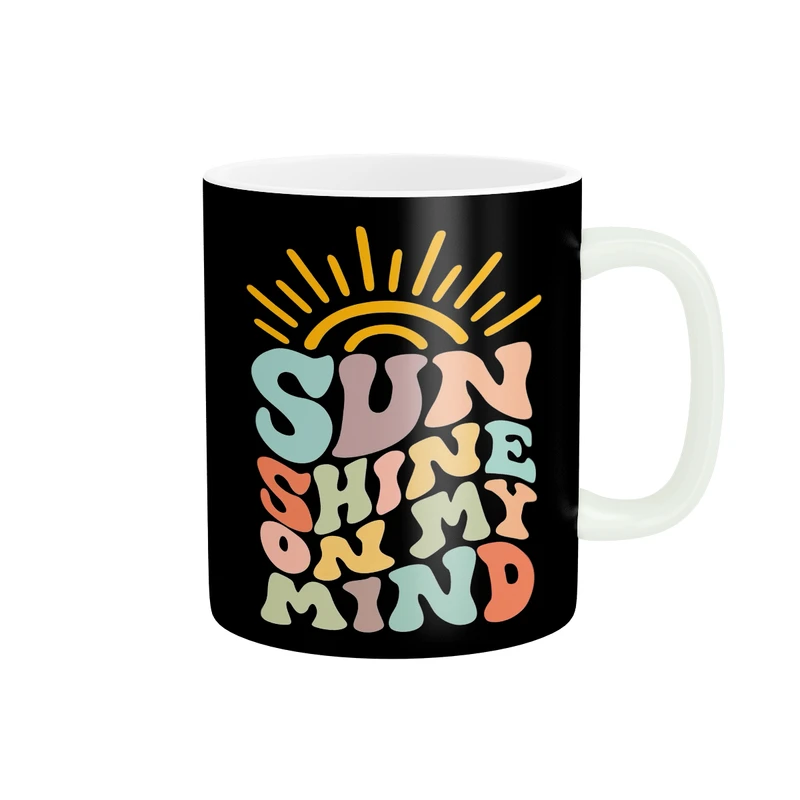 ماگ پاد آفرین مدل نوشته دار کد DKC999