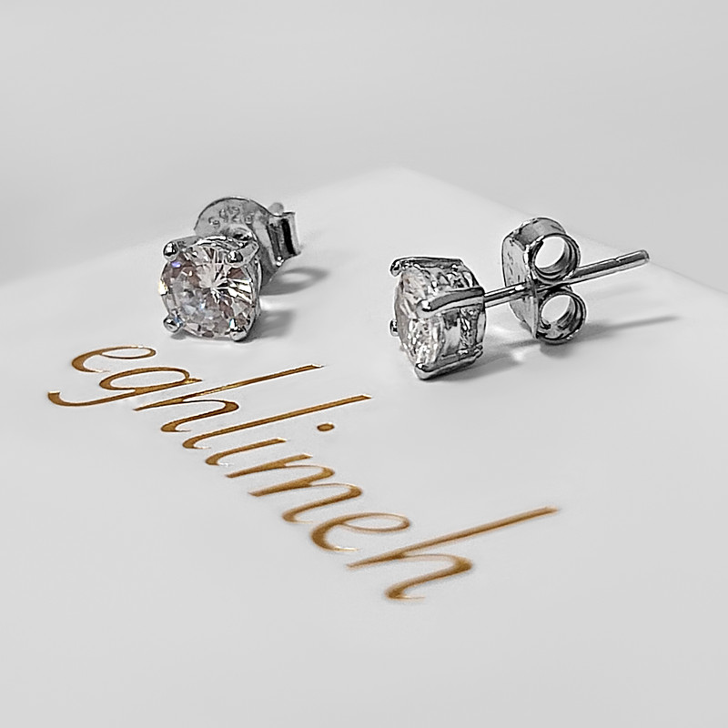 گوشواره نقره زنانه اقلیمه کد EN307