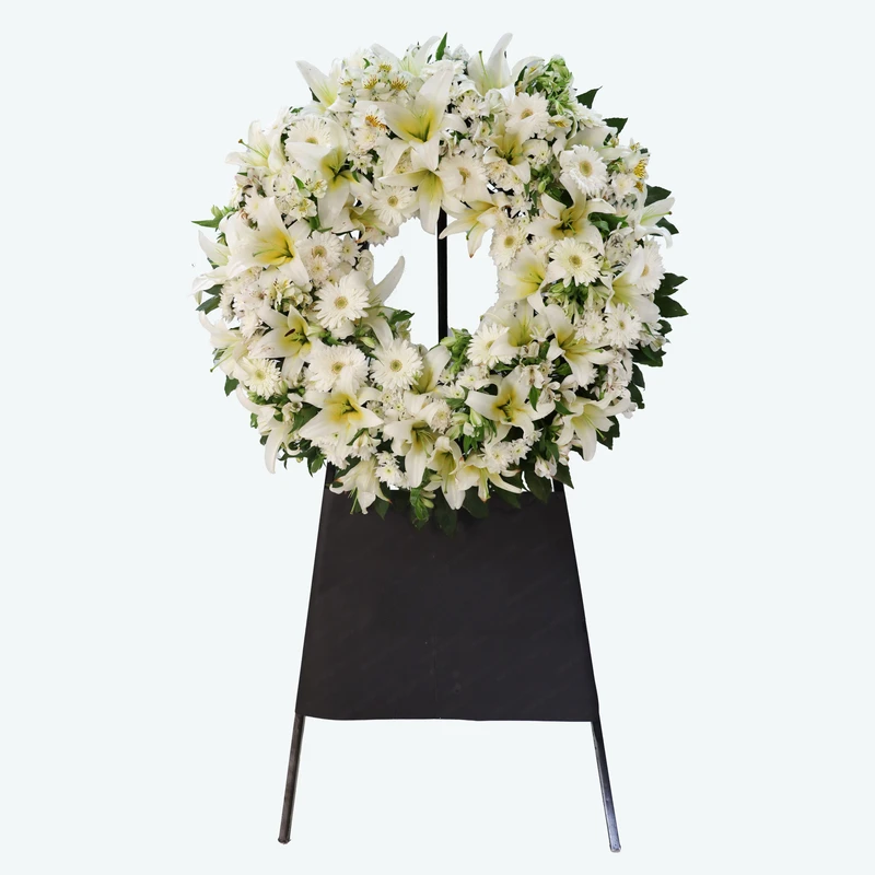 تاج گل مدل حلقه ماندگار 