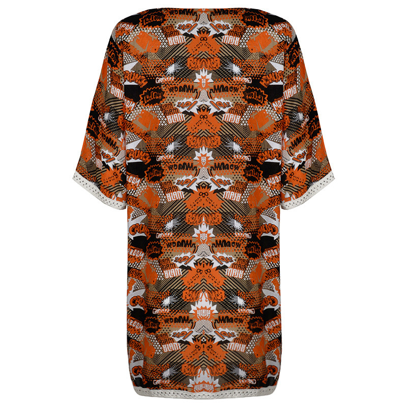 بلوز آستین کوتاه زنانه دکسونری مدل 177001006  رنگ نارنجی