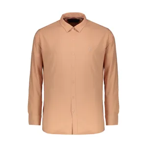 پیراهن آستین بلند مردانه پیکی پوش مدل کتان M02575