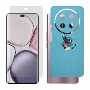 Glass Together model matte screen protector suitable for Honor X9c mobile phone with back cover sticker