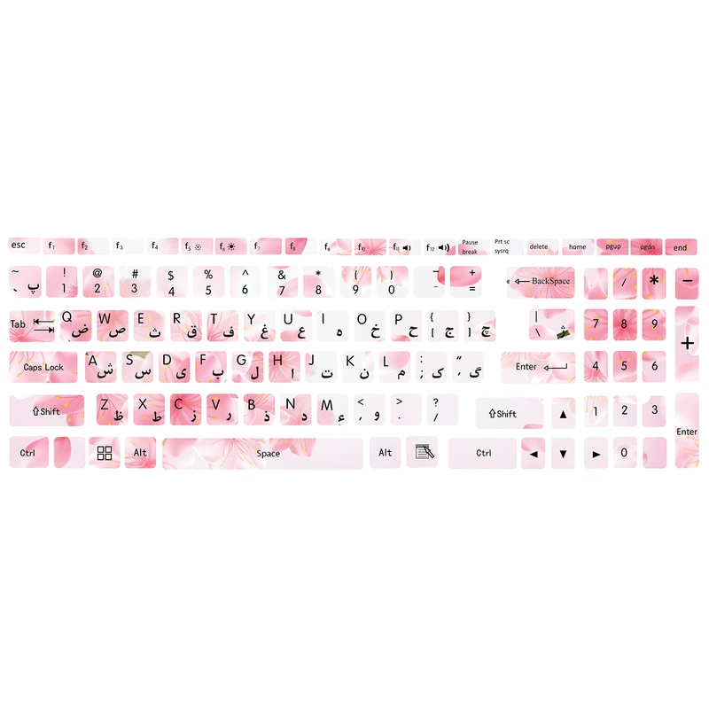برچسب حروف فارسی کیبورد کد G-16
