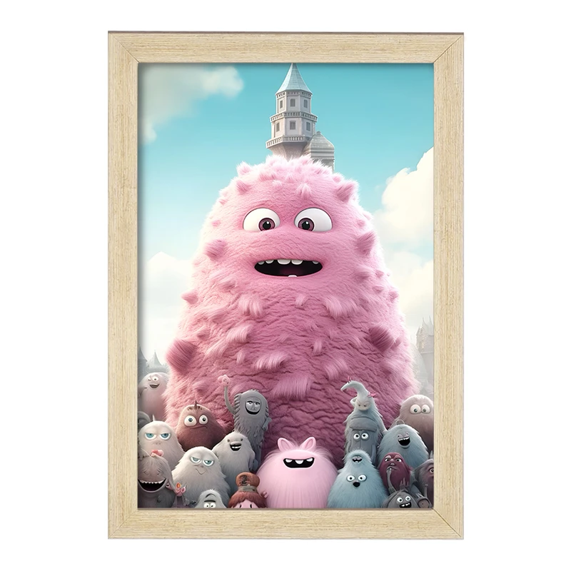 تابلو خندالو مدل شهر هیولاها کد F10851