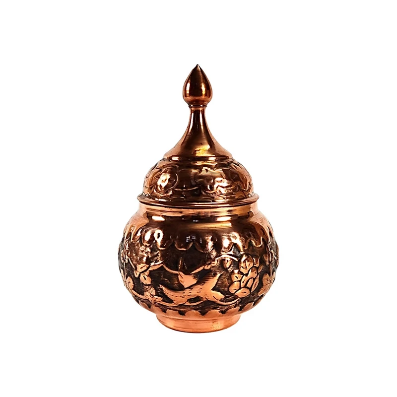  قندان قلمزنی مدل پرنده بهار