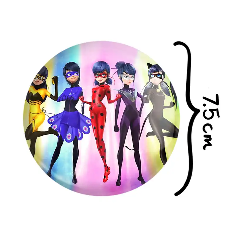 آینه جیبی خندالو مدل دختر کفشدوزکی و پسر گربه ای  کد 3438