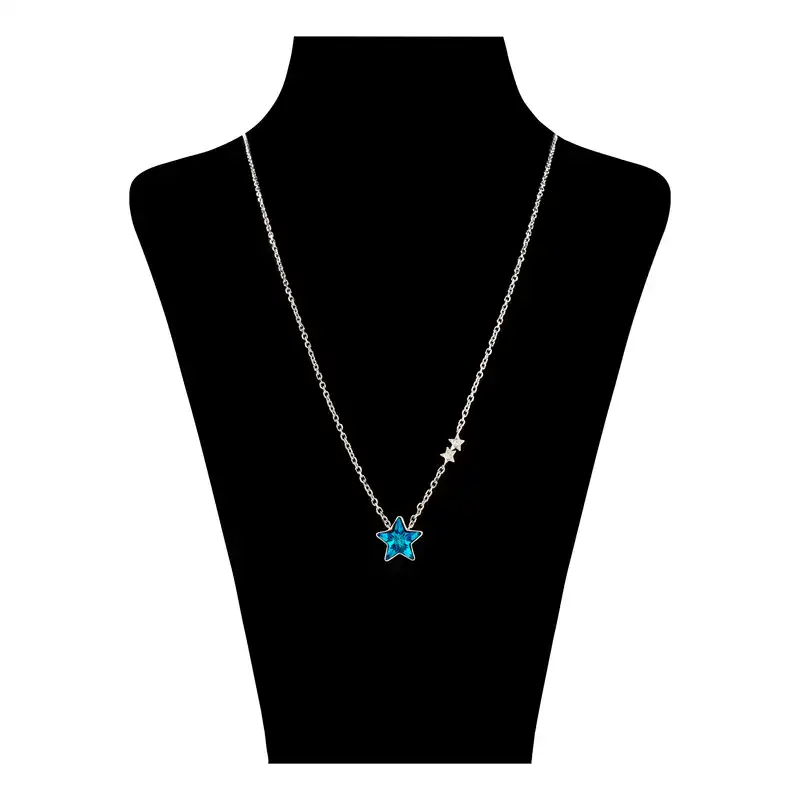 گردنبند نقره زنانه سواروسکی مدل ستاره ظریف خاص کد 885641