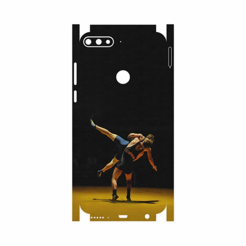 برچسب پوششی ماهوت مدل Wrestling-FullSkin مناسب برای گوشی موبایل هوآوی Y7 Prime 2018