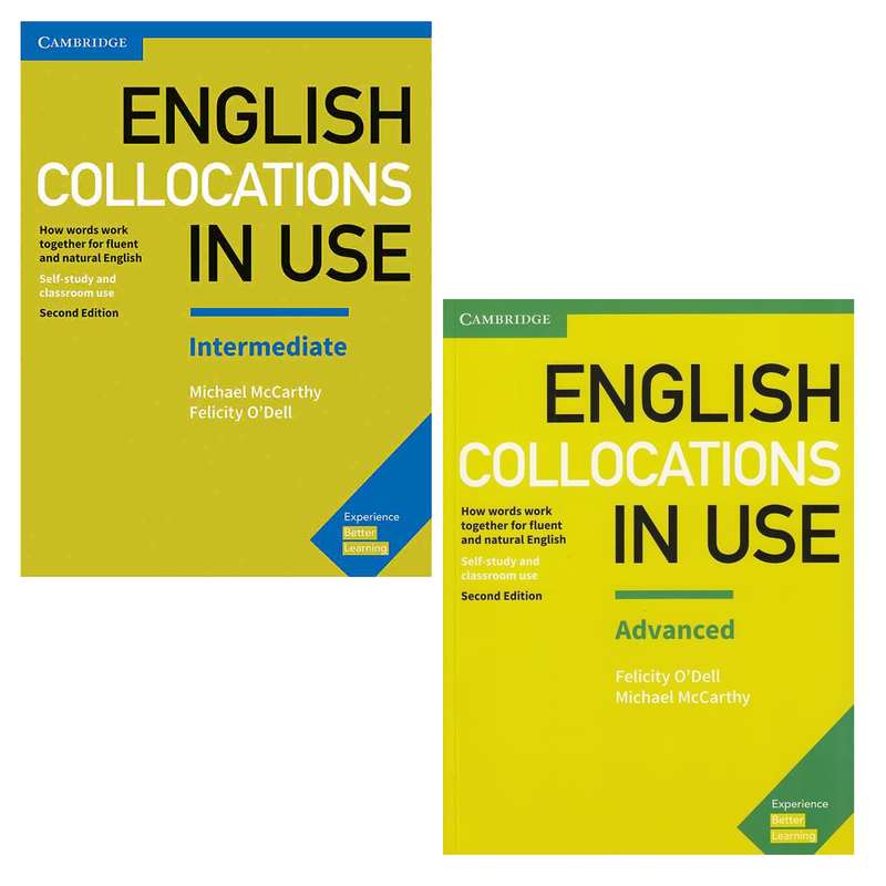 کتاب English Collocations in Use 2nd اثر Michael McCarthy and Felicity O`dell انتشارات دانشگاه کمبریج 2 جلدی کتاب English Collocations in Use 2nd اثر Michael McCarthy and Felicity O`dell انتشارات دانشگاه کمبریج 2 جلدی