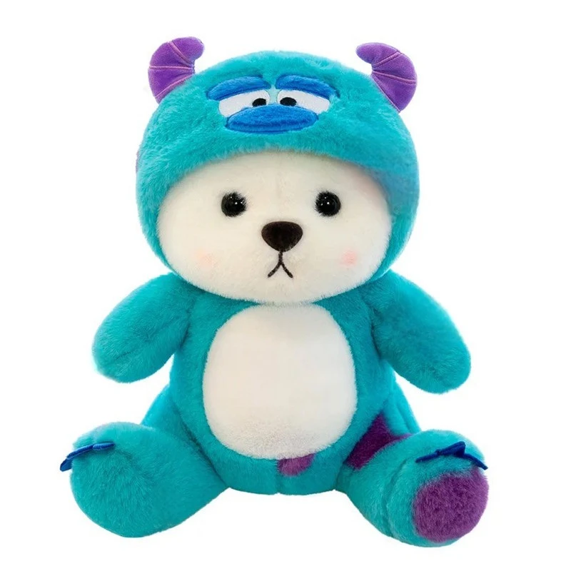 عروسک مدل خرس دو چهره لباس سالیوان ارتفاع ۴۰ سانتی متر