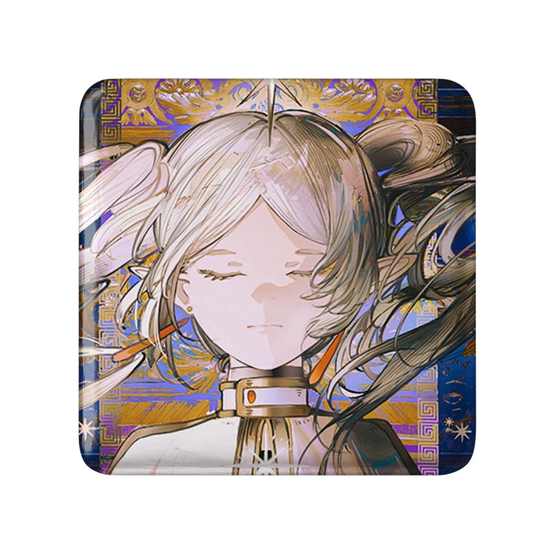 پیکسل خندالو طرح انیمه فریرن (Frieren) مدل مربعی کد 33945